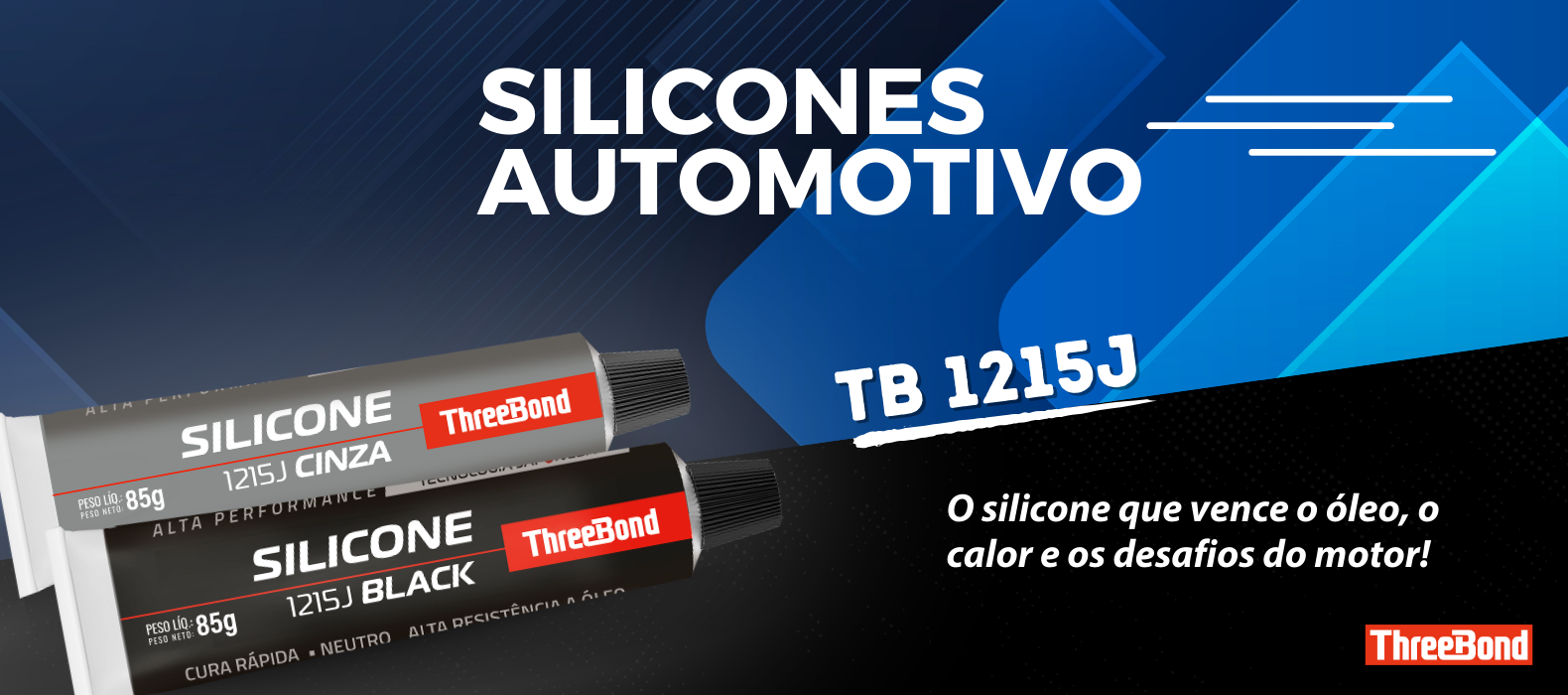 Banner Threebond consumo Grande Silicone automotivo